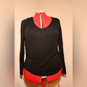 Scoop Neck Long Sleeve Shirt